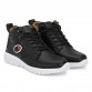 GL Black long leather style Trendy shoes for Men